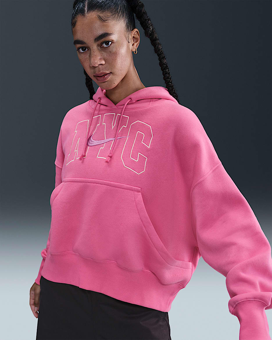 売れ筋商品|||ナイキ パーカー・スウェットシャツ レディース アウター PHOENIX HOODIE LOOSE FIT - Sweatshirt - university red Nike Women's Team Sportswear Phoenix Fleece PO Hoodie